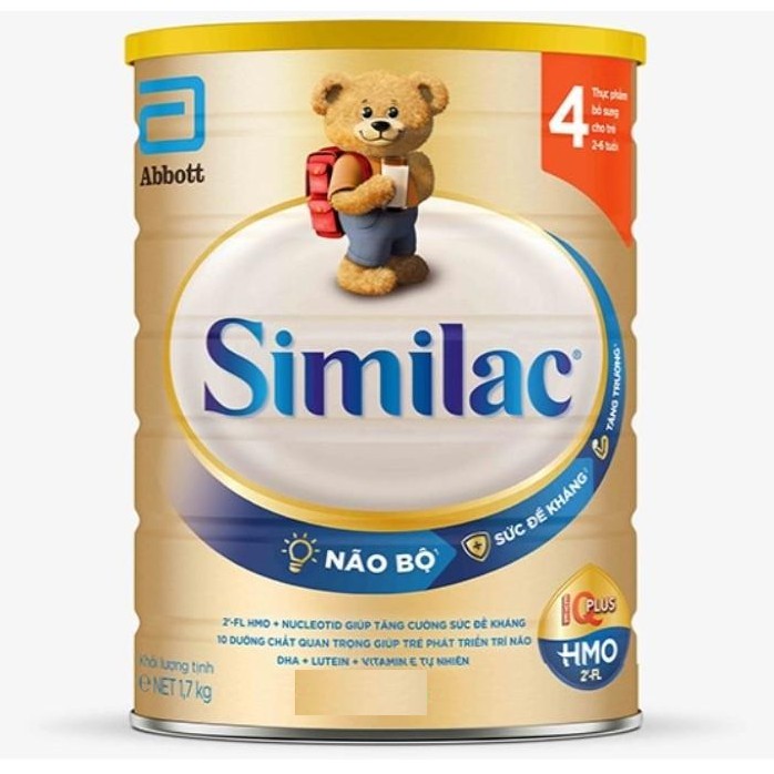 [Mã FMCG8 giảm 8% đơn 500K] Sữa Bột Similac 4 HMO 1.7kg