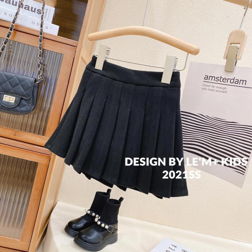 CHÂN VÁY DẠ XẾP LY CHO BÉ- HÀNG QCCC CHẤT ĐẸP FORM ĐẸP