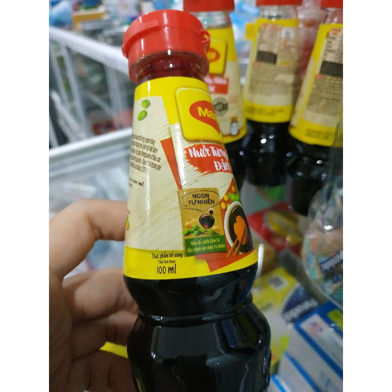 4 chai nước tương Maggi 100ml nắp đỏ