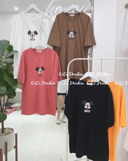 Áo phông hình mickey - [ẢNH TỰ CHỤP]