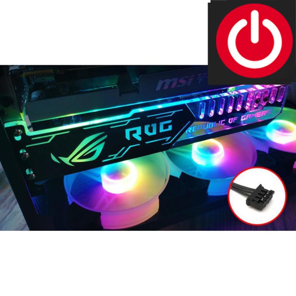 Giá Đỡ VGA Coolmoon Led RGB 16 Triệu Màu, 366 Hiệu Ứng