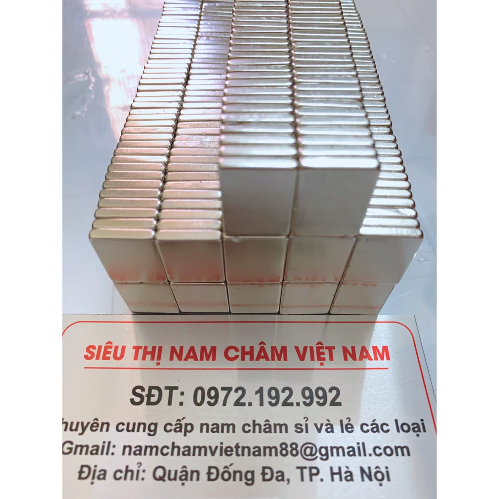 Nam châm chữ nhật 20x15x3mm(NAM CHÂM SIÊU MẠNH) PHÁT ĐIỆN MINI