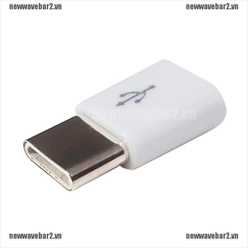 Set 2 Đầu Chuyển Đổi micro USB Sang USB Type-C Tiện Dụng