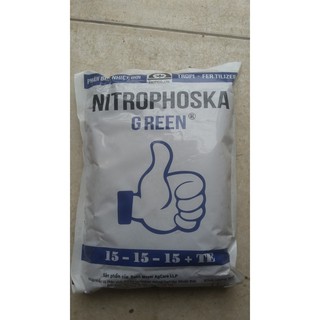 Sale off phân bón nitrophoska green npk 15 + 15 +15 + te cực đẹp.