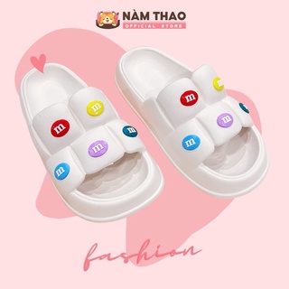 Dép bánh mì quai phồng siêu êm độn đế