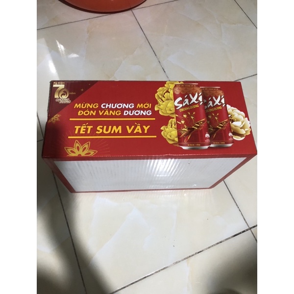 Nước ngọt xá xị Chương Dương thùng 24 lon x 330ml