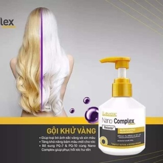 Gội tím khử vàng Lavox Nano