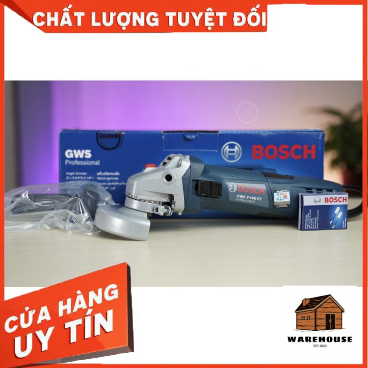 [Hàng chính hãng] Máy Mài Góc 720W Có Điều Tốc BOSCH GWS 7-100ET  - Chính Hãng