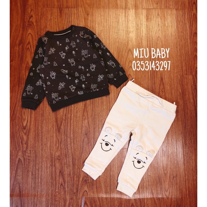 Áo nỉ lót lông Disney 8 màu bé trai bé gái dư xịn