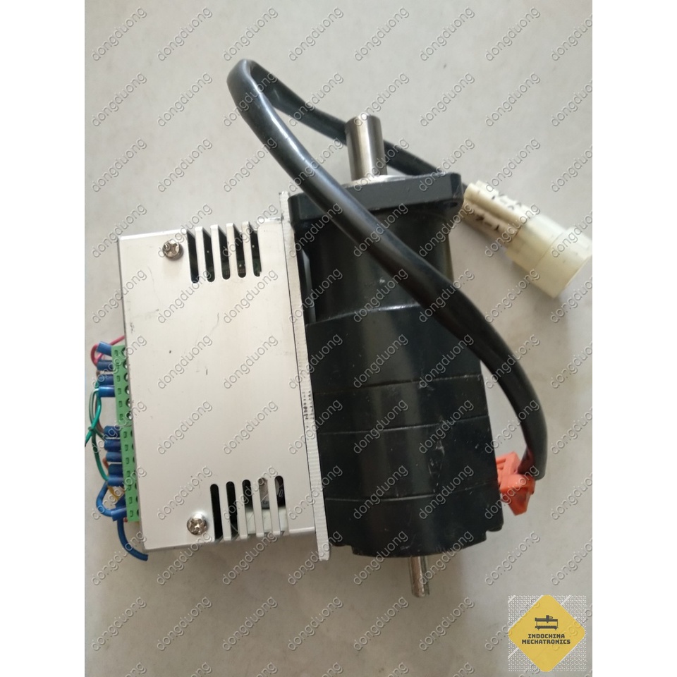 Bộ động cơ liền giảm tốc của Oriental motor mã PH544-NA-C2 hoặc PH544-HGT-NB kèm điều khiển 5 pha, hàng tháo máy, tested