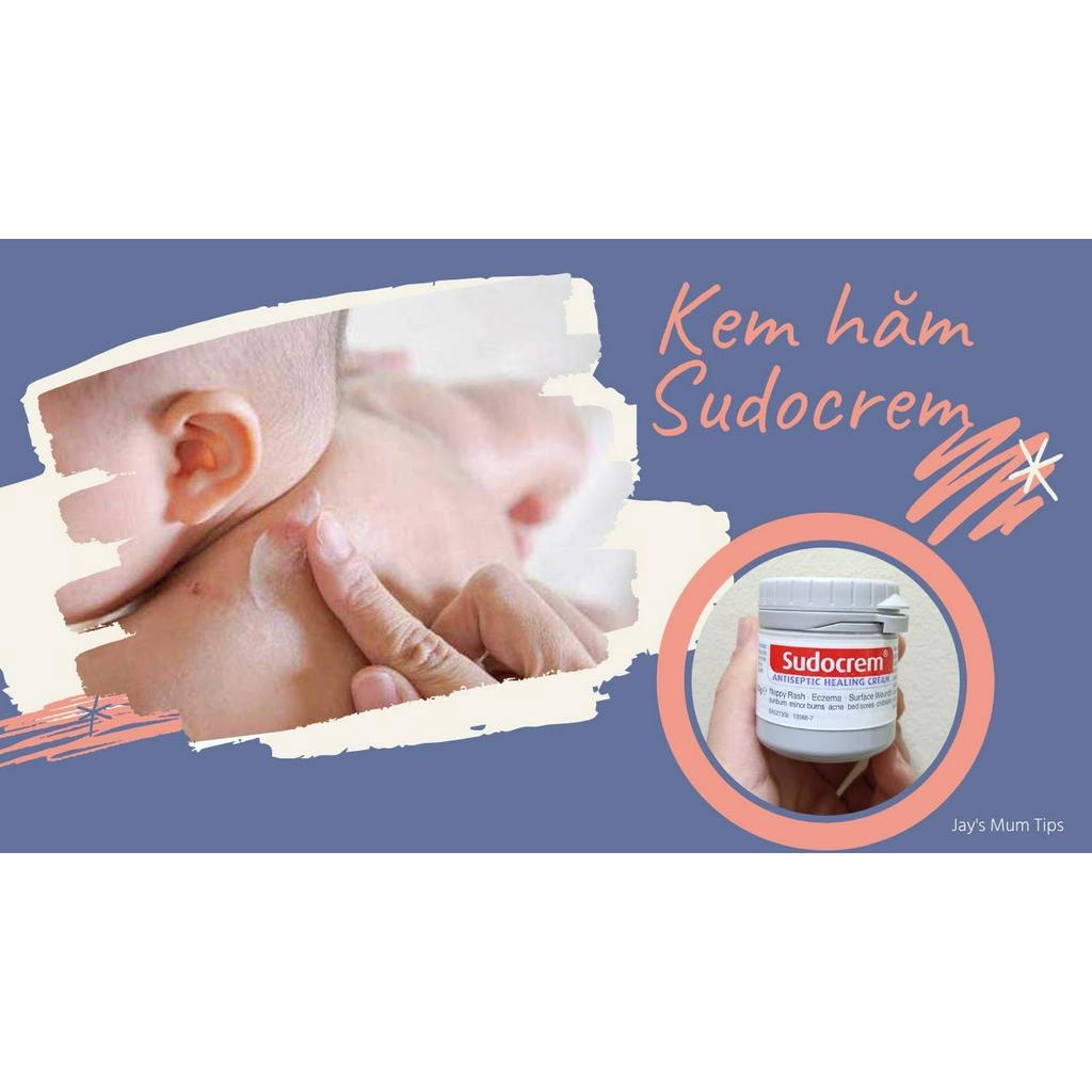 Măng tây baby - Kem chống hăm tã đa năng Sudocrem Healing Cream của Úc 60g