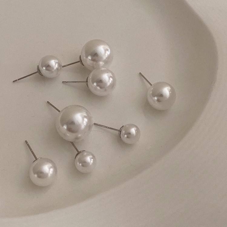 Khuyên Tai Đính Ngọc Trai Phong Cách Retro Thời Trang Cho Nữ