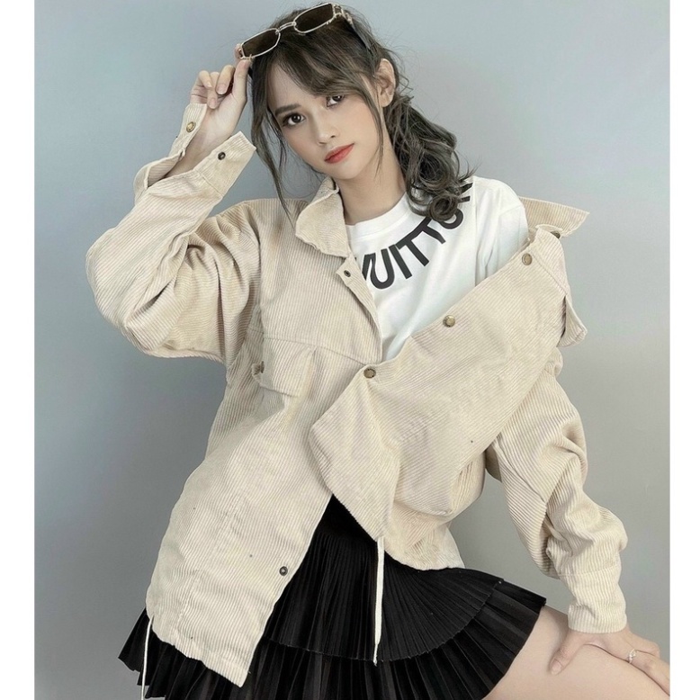 Áo khoác bomber nhung tăm nam nữ Unisex cao cấp 2 lớp dày dặn, áo khoác dù đẹp form rộng mặc đôi, couple 4 màu K113