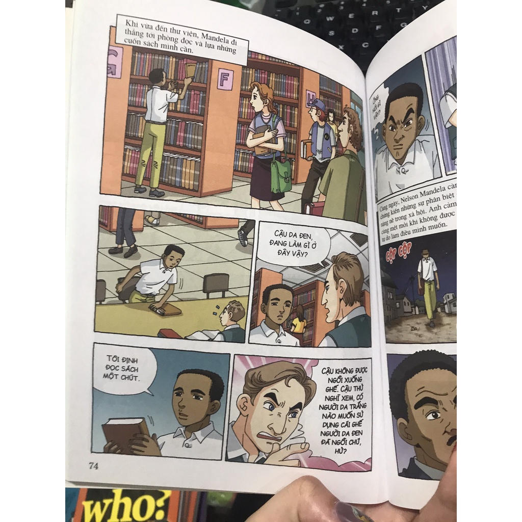 Sách - Chuyện kể về danh nhân thế giới Who? Nelson Mandela
