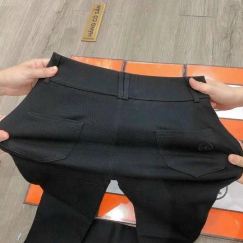 Quần legging hàn quốc vải umi đẹp co giãn  4 chiều