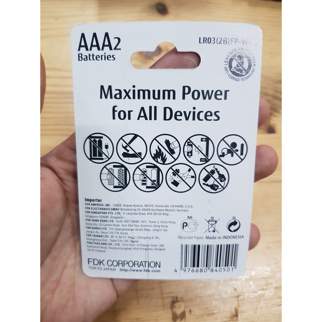 PIN AAA FUJITSU ALKALINE PREMIUM dung lượng cao
