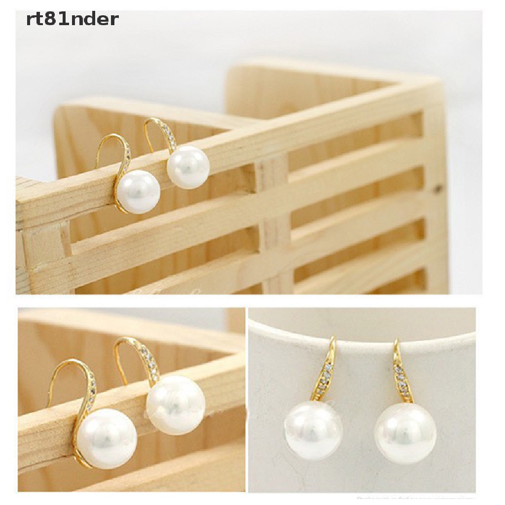 Rt Khuyên Tai Móc Đính Ngọc Trai Nhân Tạo Dáng Dài Thời Trang Sang Trọng Cho Nữ n