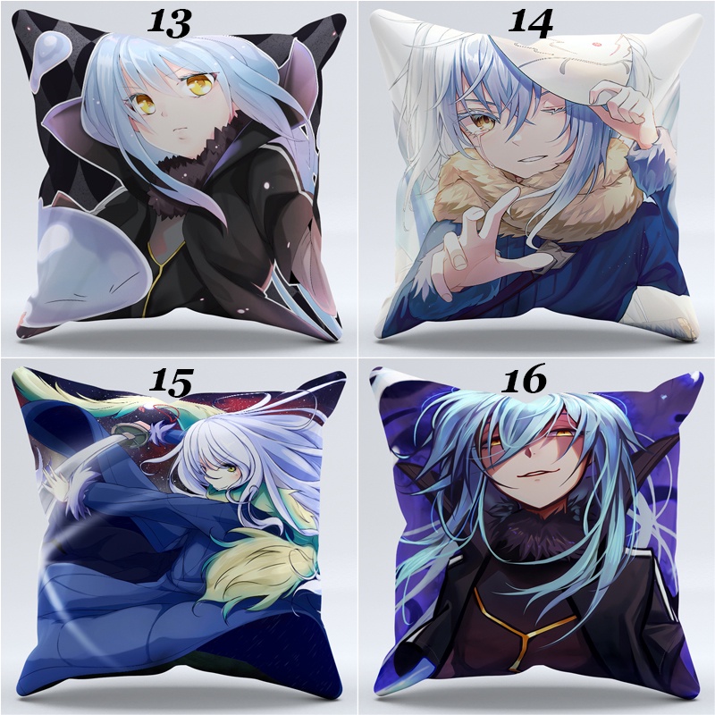 Vỏ Gối Polyester Một Mặt In Chữ Rimuru Tempest Shitara Suraimu Datta Ken