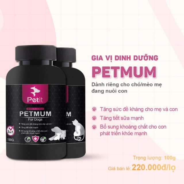 GIA VỊ DINH DƯỠNG CHO CHÓ MÈO