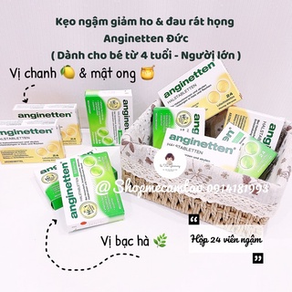 Viên ngậm giảm ho Anginetten Đức - Hộp 24 viên
