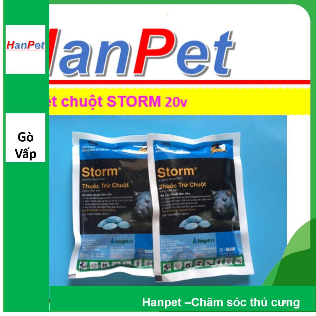 1  gói- Diệt Chuột Storm 20v CHỐNG ĐÔNG MÁU ( CHUỘT 413)- 10028LV