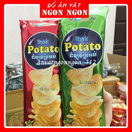 10 Gói Snack Potato Thơm Ngon Giòn Giụm