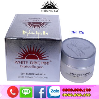 Kem dưỡng trắng, Se khít lỗ chân lông White Doctor Naicollagen (12g)
