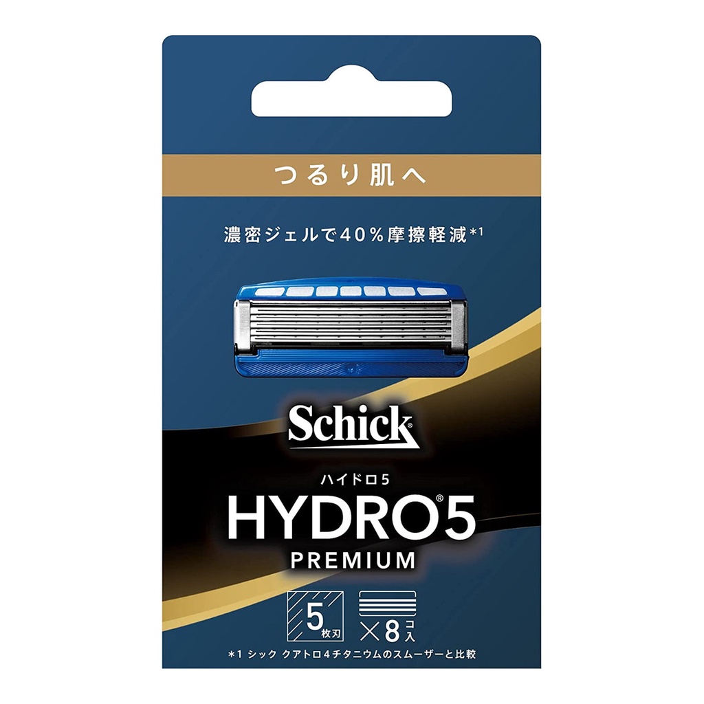 Lưỡi dao cạo râu Schick Hydro 5 Premium - Nhật Bản