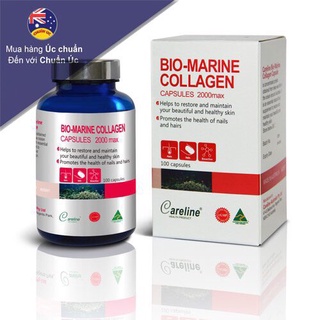 Viên Uống Đẹp Da Careline Bio Marine Collagen 2000mg Lọ 100 viên- Chuẩn Úc thumbnail