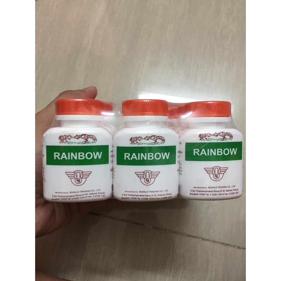 Thuốc Gà Đá Tăng Cơ Bắp Rainbow Hủ 100 Viên Nhập Thái Lan