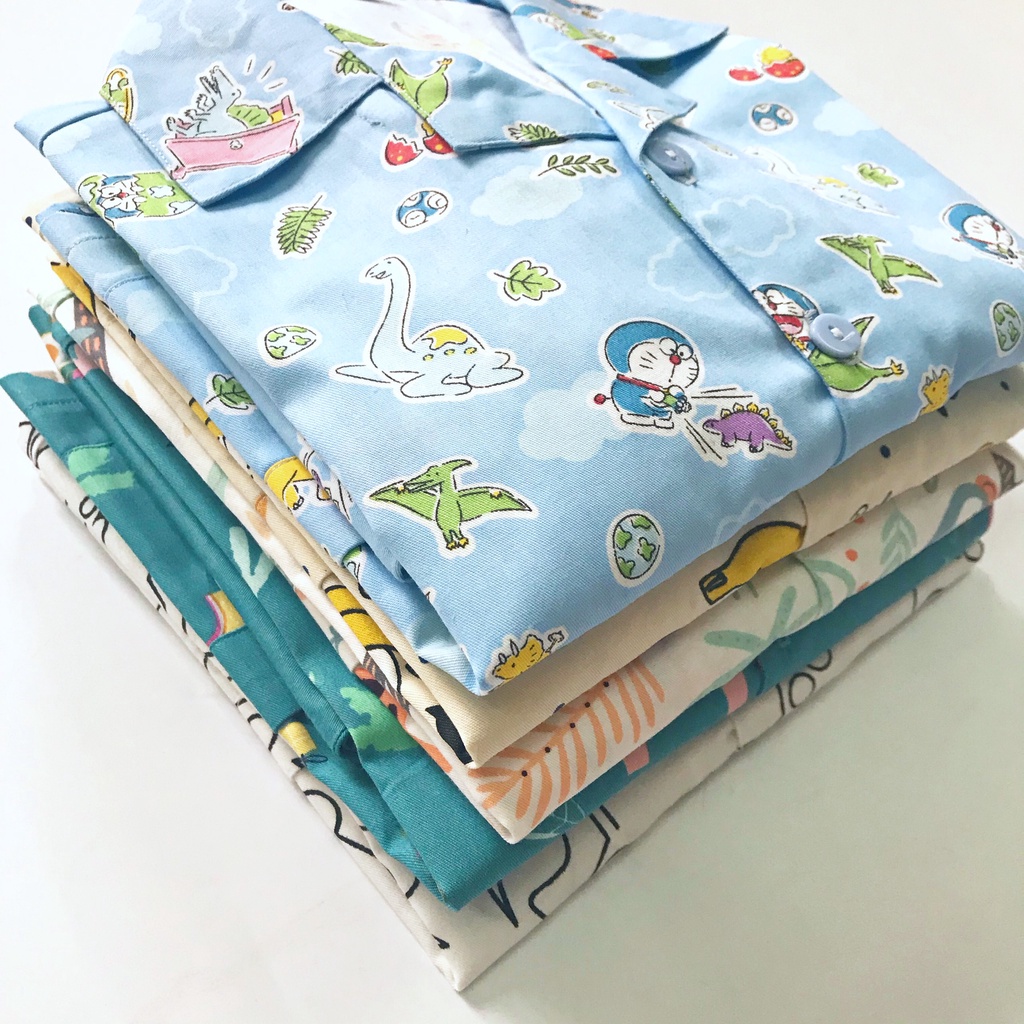 Đồ bộ Pijama dài cho bé trai bé gái mặc ngủ vải Thô chất liệu đẹp hút mồ hôi size cho bé 1-5 tuổi 10-20kg