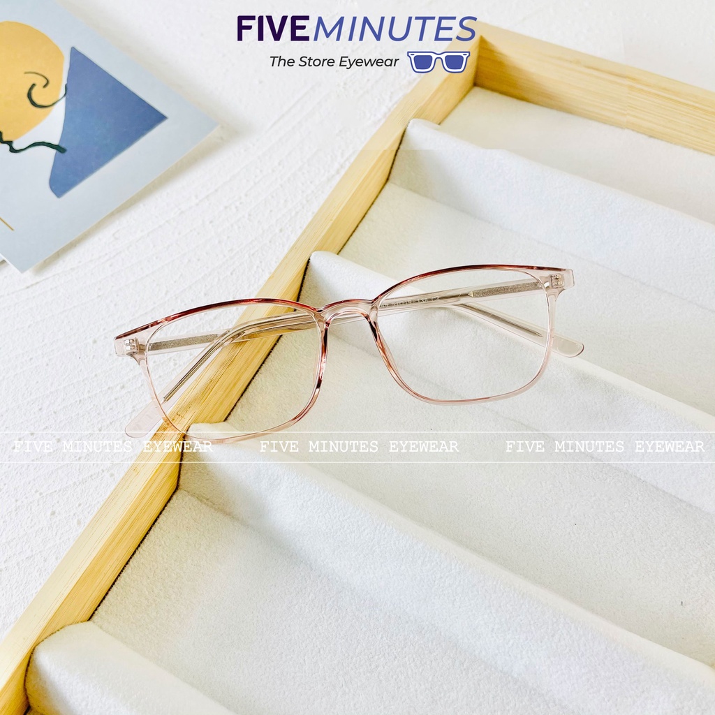 Gọng kính cận nam nữ I Nhựa dẻo cốt kim loại 8245 Form kính Basic dễ đeo - Five Minutes Eyewear