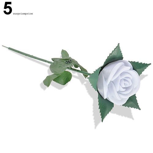 Đèn LED trang trí vườn hình hoa hồng lãng mạn