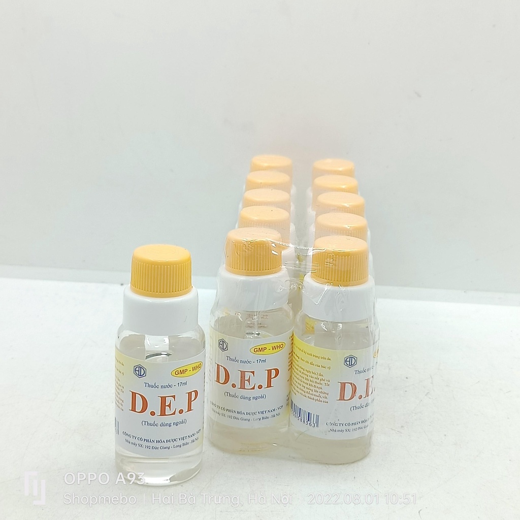 COMBO 10 LỌ D.E.P NƯỚC