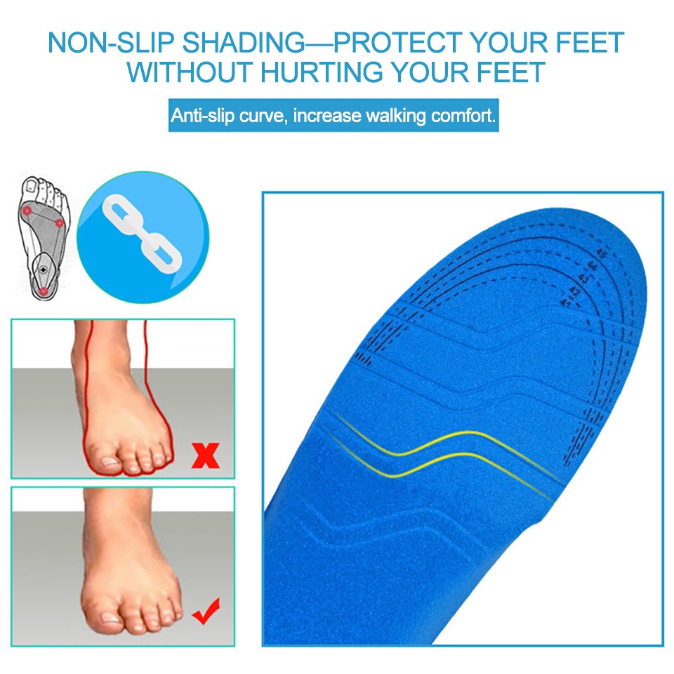 Miếng Lót Giày Mềm Mại Chống Trượt Thấm Hút Mồ Hôi Thoáng Khí