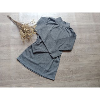 Áo thun gân cổ 7 phân tay dài