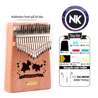 [HOT] Đàn Kalimba Yael 17 Phím Gỗ Kì Lân Tặng Kèm Tai Nghe Thời Trang - Hàng Có Sẵn