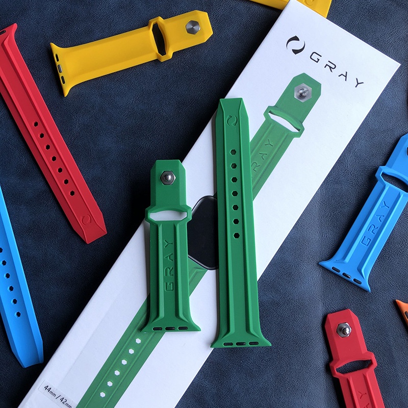 Dây Đeo Silicone Cho Đồng Hồ Thông Minh Apple Watch 6 SE 5 38mm 40mm 42mm 44mm