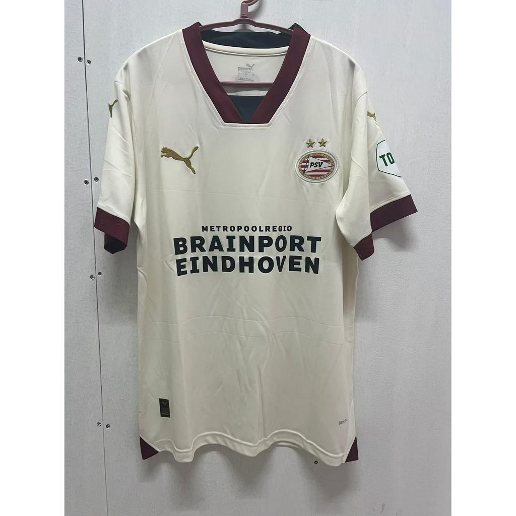 Áo Thun Bóng Đá In Chữ Eindhoven away 23 / 24 Size S-2XL