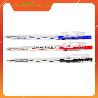 Bút bi tl - 027 mực xanh, đỏ, đen, tím