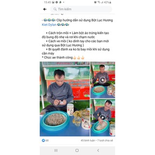 Bột Lục Hương / Mồi câu cá Bột thơm Kiệt Dylan