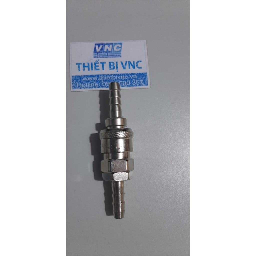 Bộ nối nhanh khí nén đuôi chuột 8mm