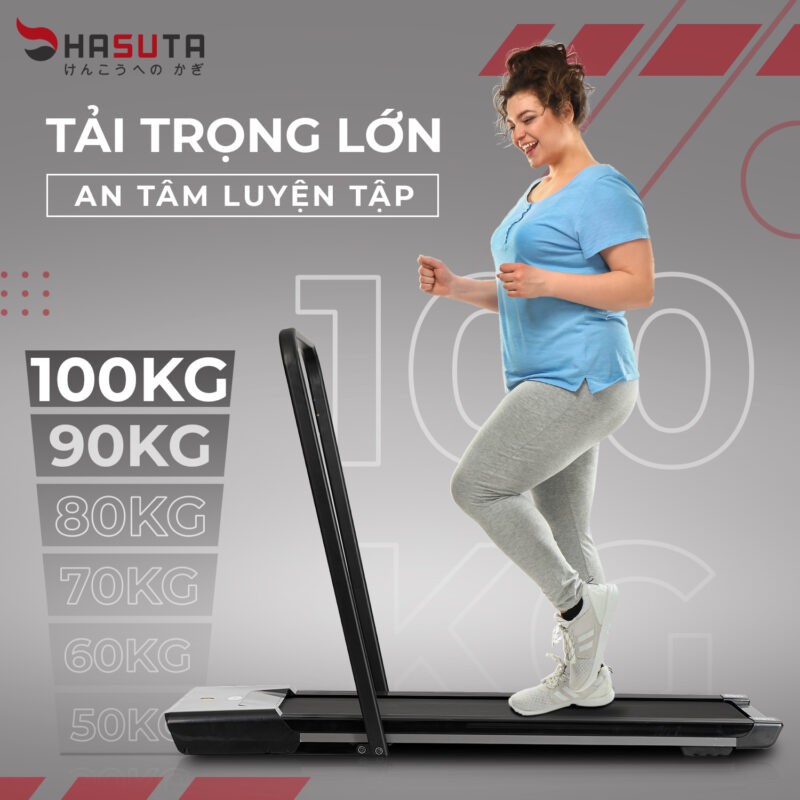 Máy chạy bộ mini, máy chạy bộ tại nhà mùa dịch cho những ai thích tập gym HTM MINI-01, bảo hành chính hãng 24 tháng