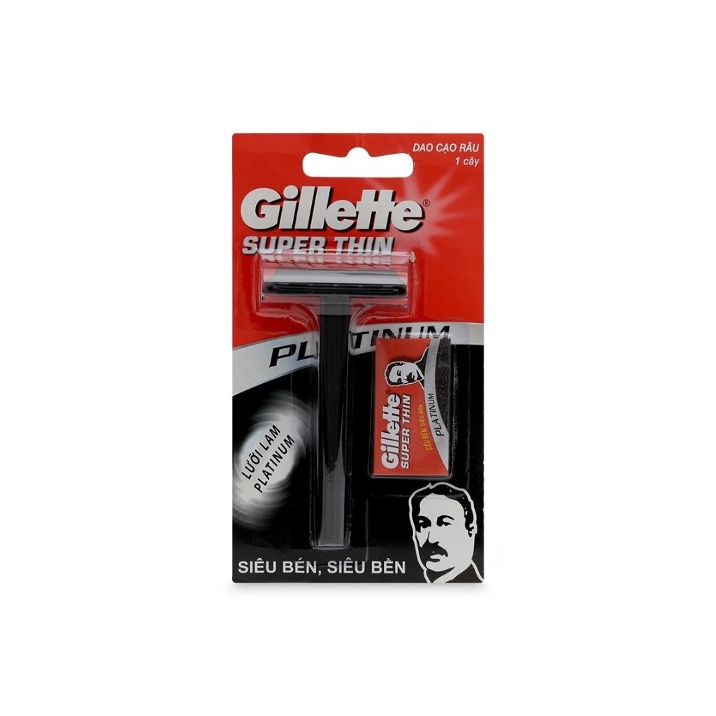 Dao cạo râu Gillette đỏ
