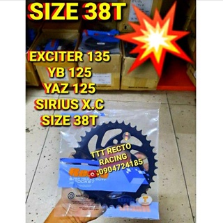 DĨA 38T EXCITER 135/YB 125/YAZ 125/SIRIUS XĂNG CƠ/JUPITER XĂNG CƠ CHÍNH HÃNG RECTO