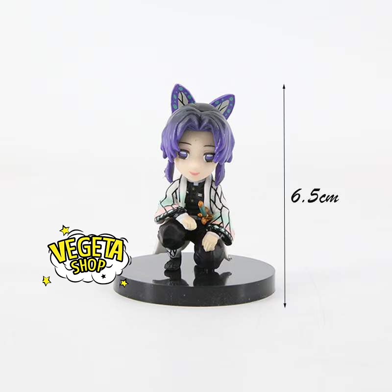 Mô hình Kimetsu No Yaiba - Mô hình thanh gươm diệt quỷ - Set 4 trụ cột Tokitou Giyuu Shinobu Rengoku - Cao 6,5cm