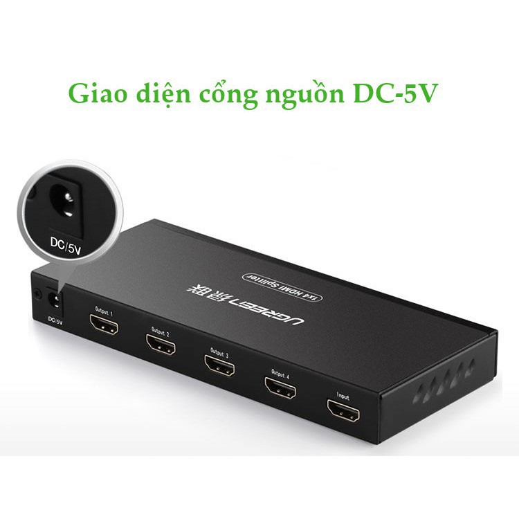 Bộ chia HDMI 1 ra 4 chính hãng Ugreen UG-40202