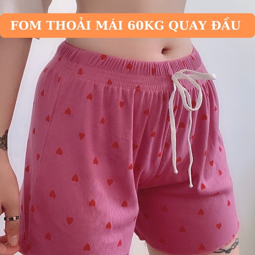 Quần Đùi Nữ Mặc Nhà In Hình Cute Được Chọn Màu Theo Ý Thích Chất Thun Siêu Đẹp