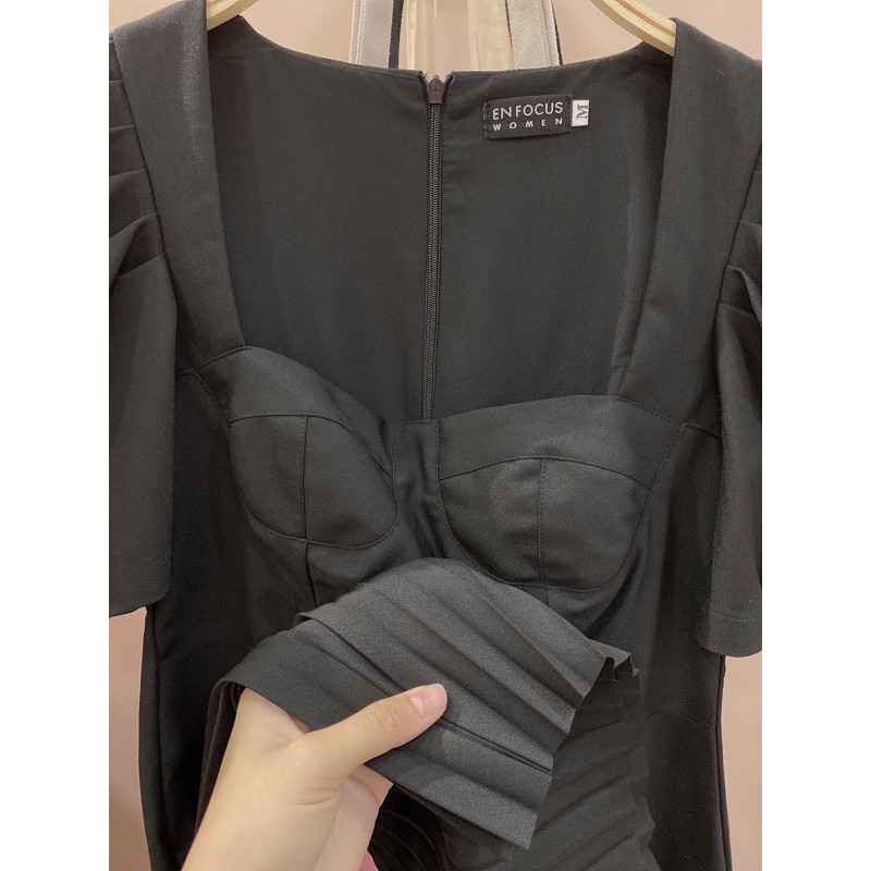 đầm tay phồng dập ly | BigBuy360 - bigbuy360.vn