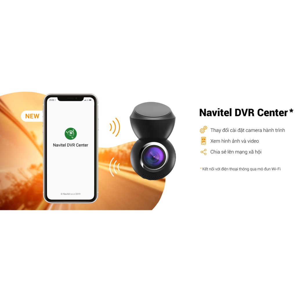 [Miễn Phí Lắp Đặt] Camera Hành Trình Navitel R1050 GPS